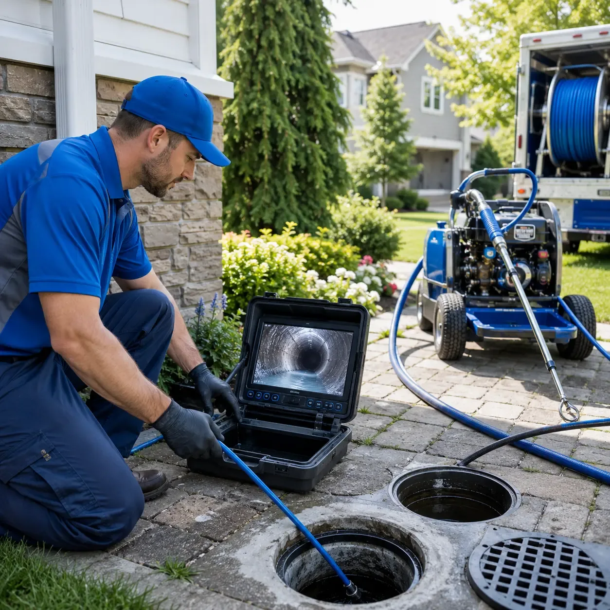 Outdoor drain cleaning professionals serving Chester, WV